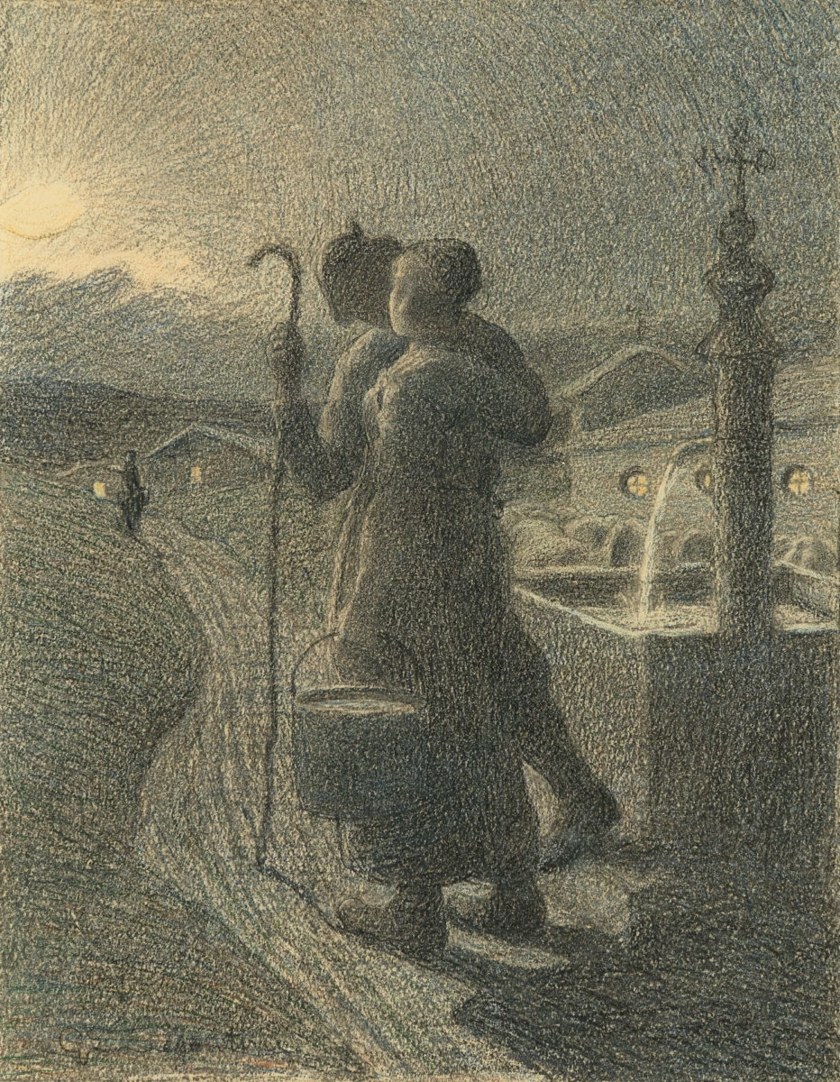 Un bacio alla fontana, 1892